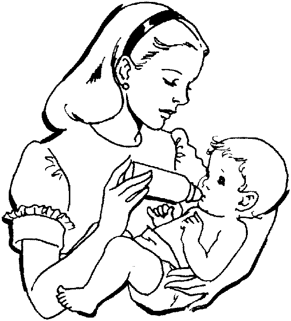 Mom and baby