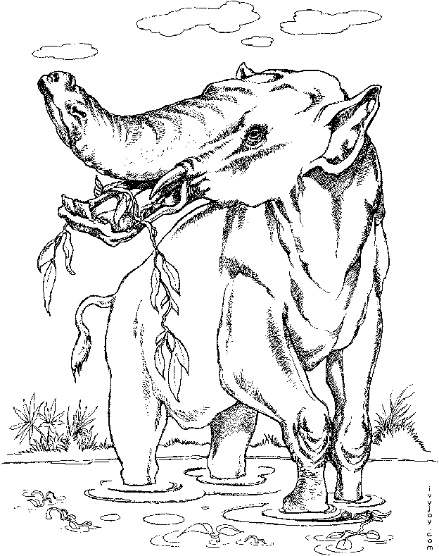 Pyrotherium lived during the Oligocene period. The name Pyrotherium, pronounced 'PY-TO-TREE-REE-UM', means 'fire beast', as the bones were found in beds of ancient volcanic ash mostly in the area that is now Argentina.